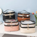 Cosmavera Cosmetic Bag | 2-in-1 Design | Transparent & Waterproof | For Travel & Everyday