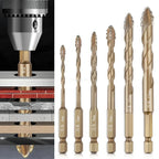 Titanium Steel Cross Drill Bit