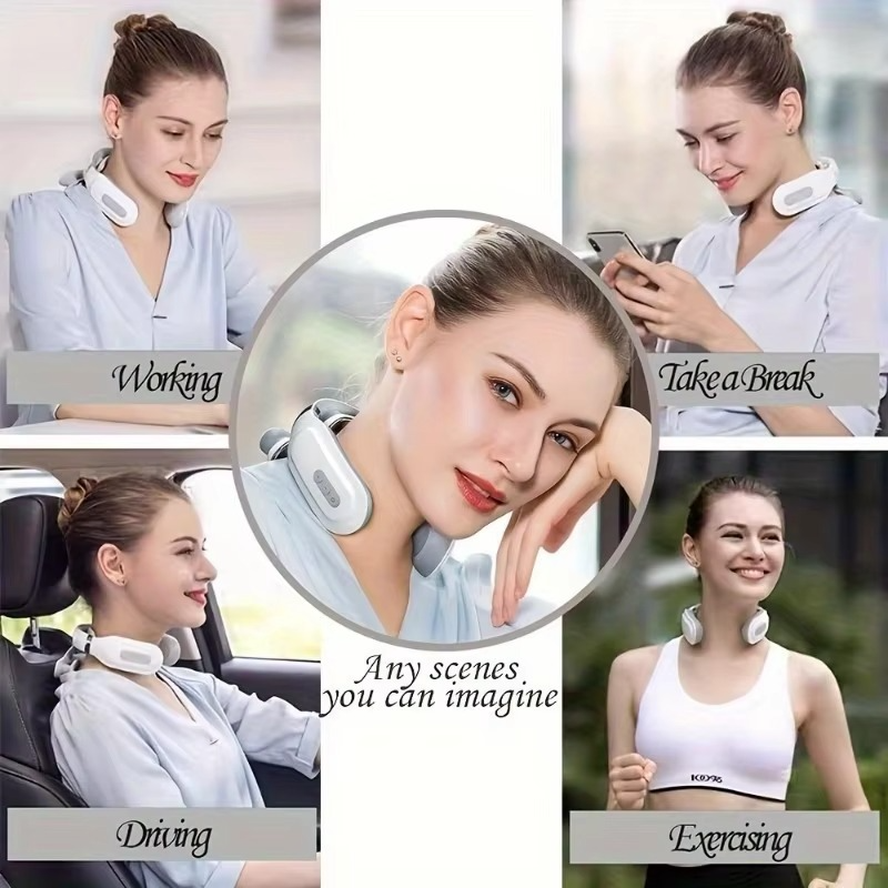 Ultimate Relaxation Neck & Shoulder Massager, USB Rechargeable