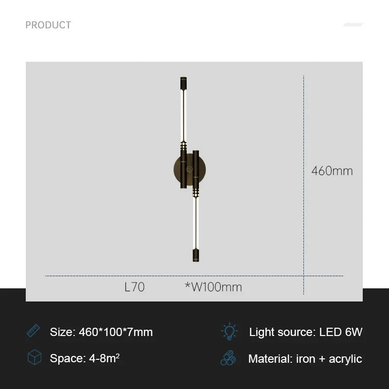 ModernLux Wall Light – Luxury LED Wall Lamp for Home