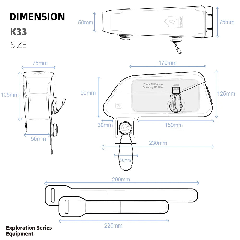 Magnetic Waterproof Bicycle Bag