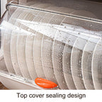 Dust-Proof Kitchen Dish Drainer Rack