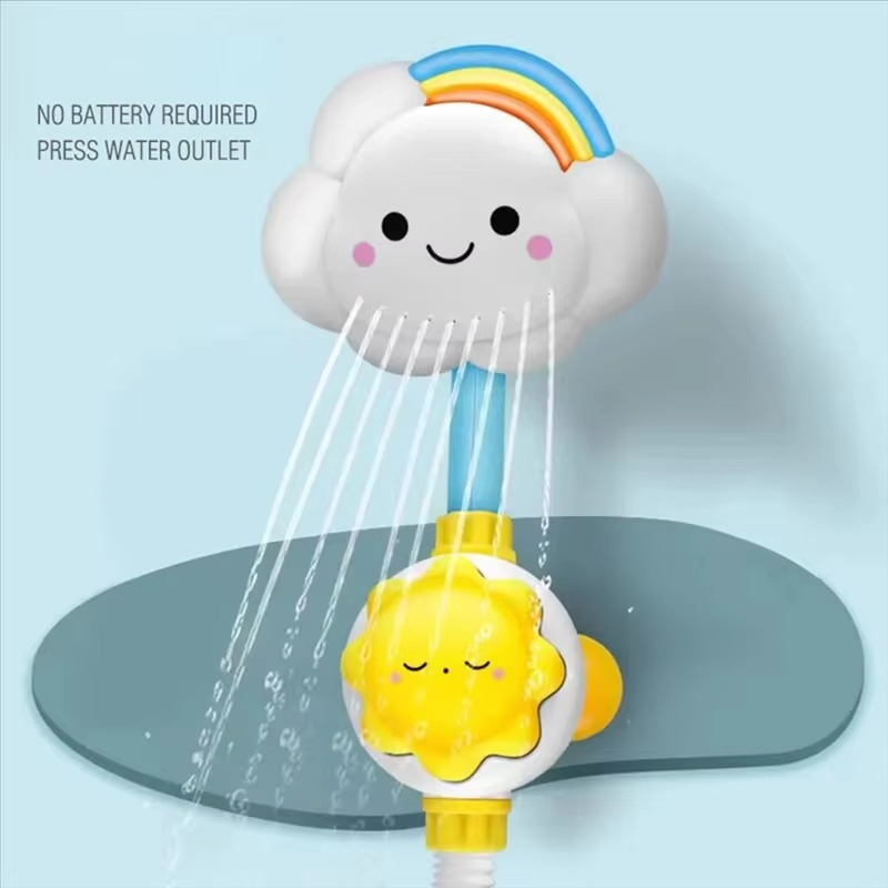Limited Stock Cloud Shower Head for Kids Bathroom Use