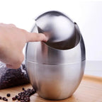 LuxBin Mini Trash Can made of Stainless Steel