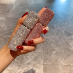 Refillable perfume bottle in a luxurious diamond design | 10 ml travel size for on the go