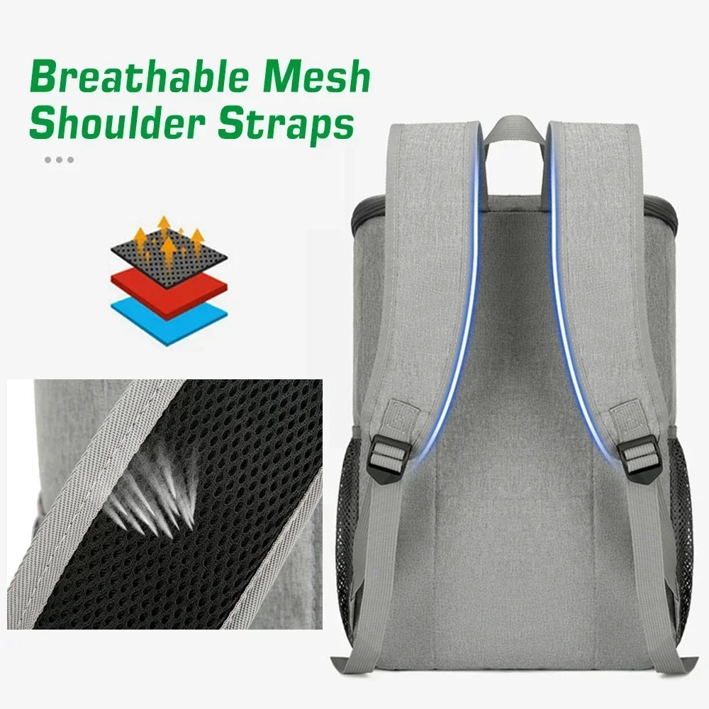 FrostoPak Cooler Backpack 30L | Leakproof & Insulated | For Camping, Hiking & Picnics | Oxford Fabric