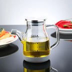 Pure Glass Measuring Scale Oil Dispenser Bottle
