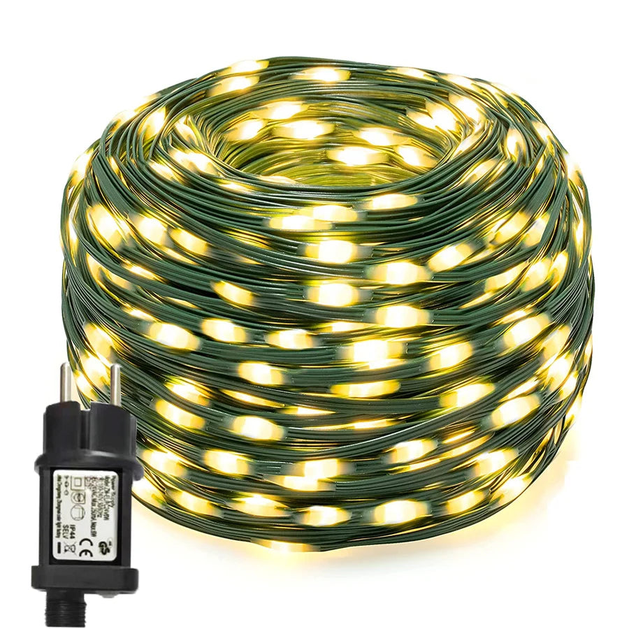 VerdeLicht Waterproof LED Garland – Outdoor Lighting for Garden and Terrace