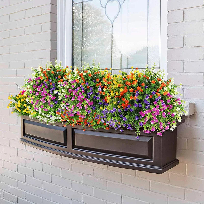 Artificial Flowers FloraSun | UV-resistant & Weatherproof | Hanging Decorative Plants for Garden & Balcony | Easy Care & Evergreen