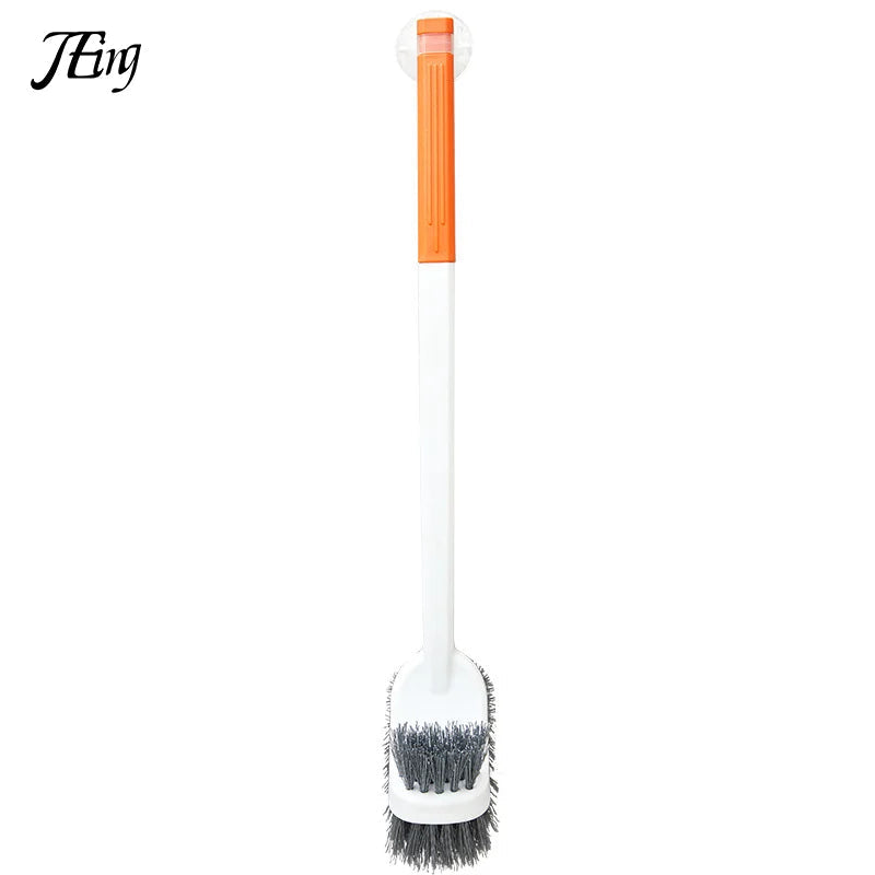 CleanTwin WC Brush | Double-Sided Toilet Brush with Long Handle | Deep Cleaning & Hygienic | Space-Saving Hangable