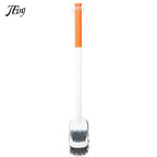 CleanTwin WC Brush | Double-Sided Toilet Brush with Long Handle | Deep Cleaning & Hygienic | Space-Saving Hangable