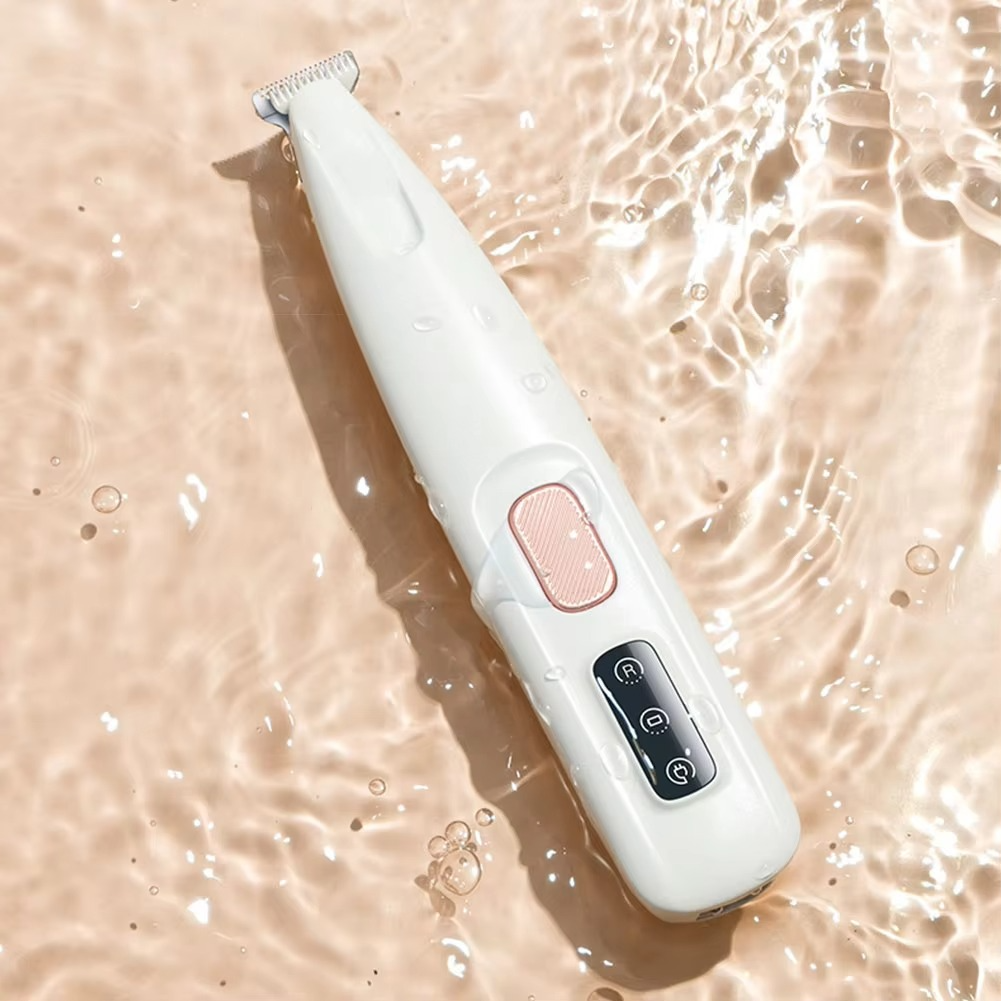 Premium Cordless Pet Hair Trimmer with Wide Blade for Cats & Small Dogs