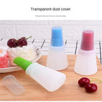 OilMaster Silicone Oil Bottle | With Brush & Dispenser | Leak-proof & Reusable