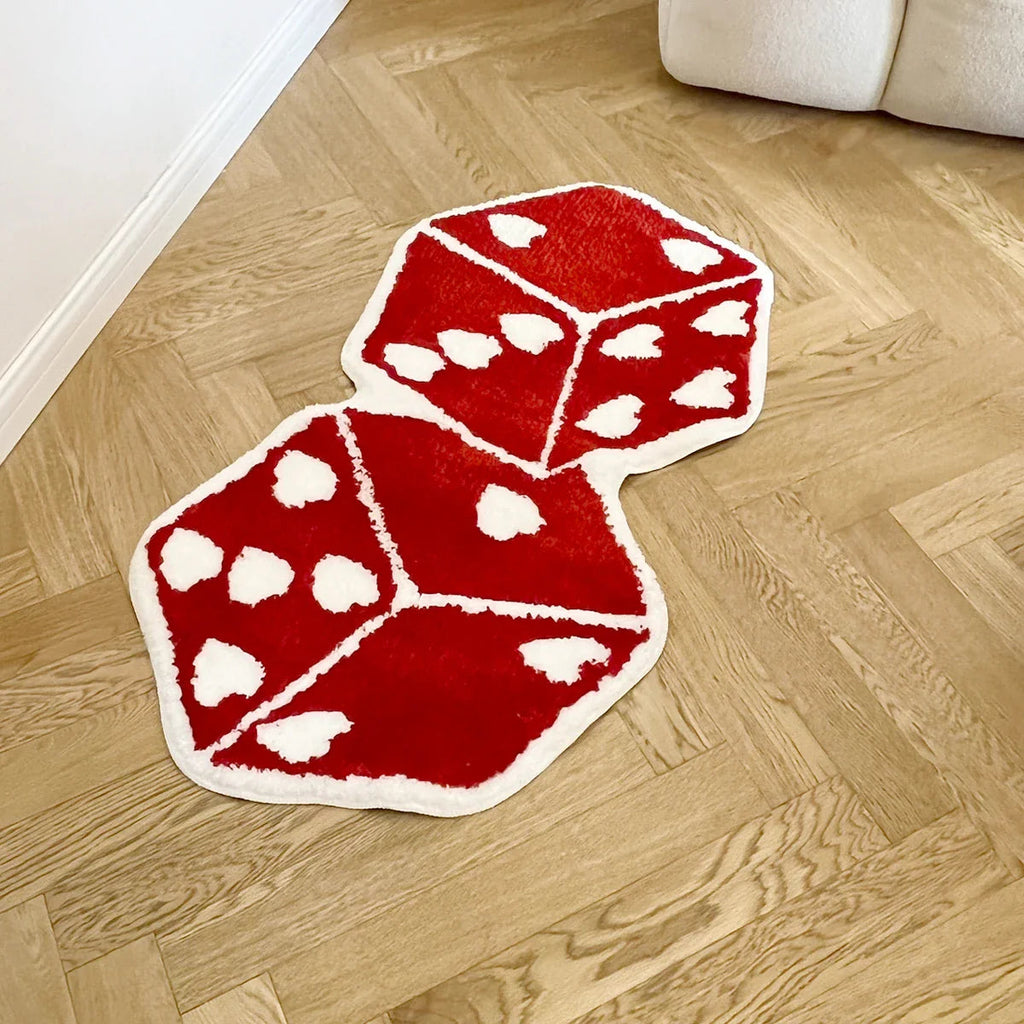 Heart Dice Rug