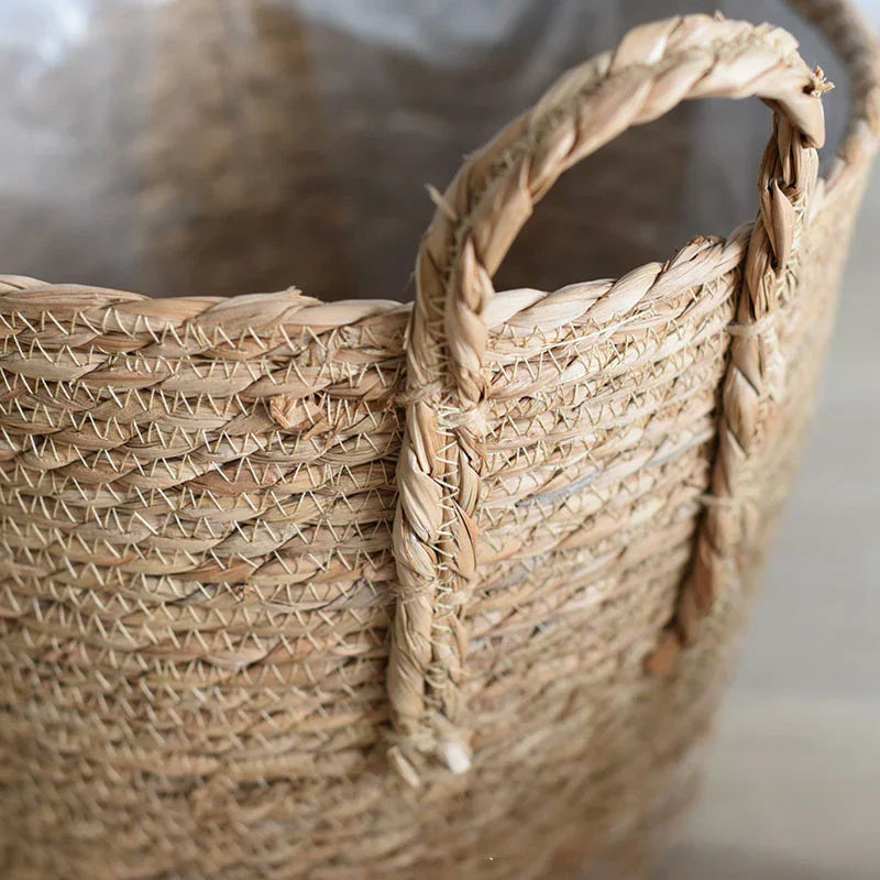 Fibrano Flower Pot Braided | Made of Natural Fibers | Boho & Country Style | 2 Sizes