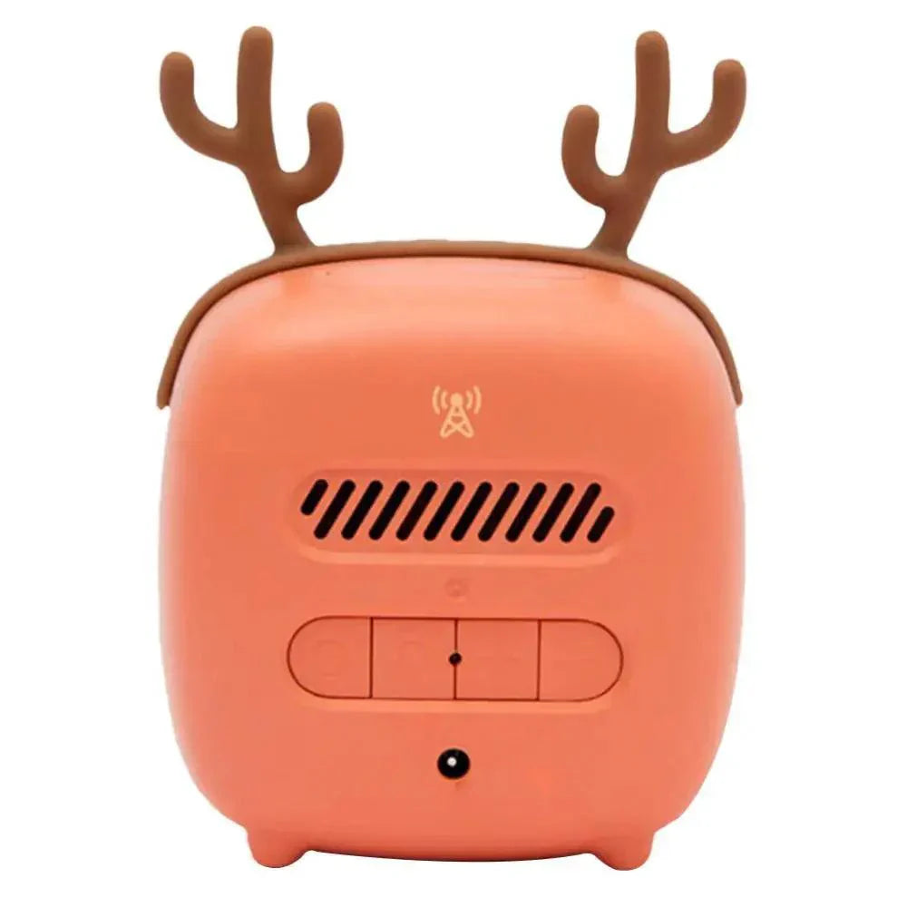 Cartoon Bunny LED Alarm Clock with Night Light – Rechargeable, Cute Digital Display for Kids & Bedrooms