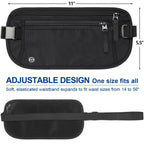 SafeTraveler Waist Bag | RFID Protection | Hidden Security Pocket | For Men & Women
