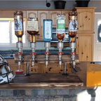 Wooden Beverage Dispenser – 5L Drink Server with Tap