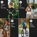 Ultra Light Running Vest with Phone Pocket and Hydration Bottle Holder for Outdoor Sports
