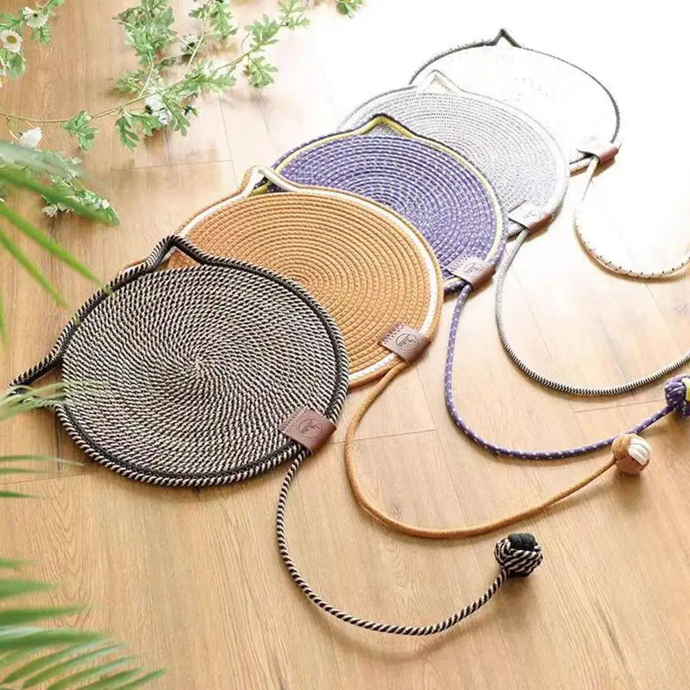 2-in-1 Cat Scratching Carpet & Play Mat