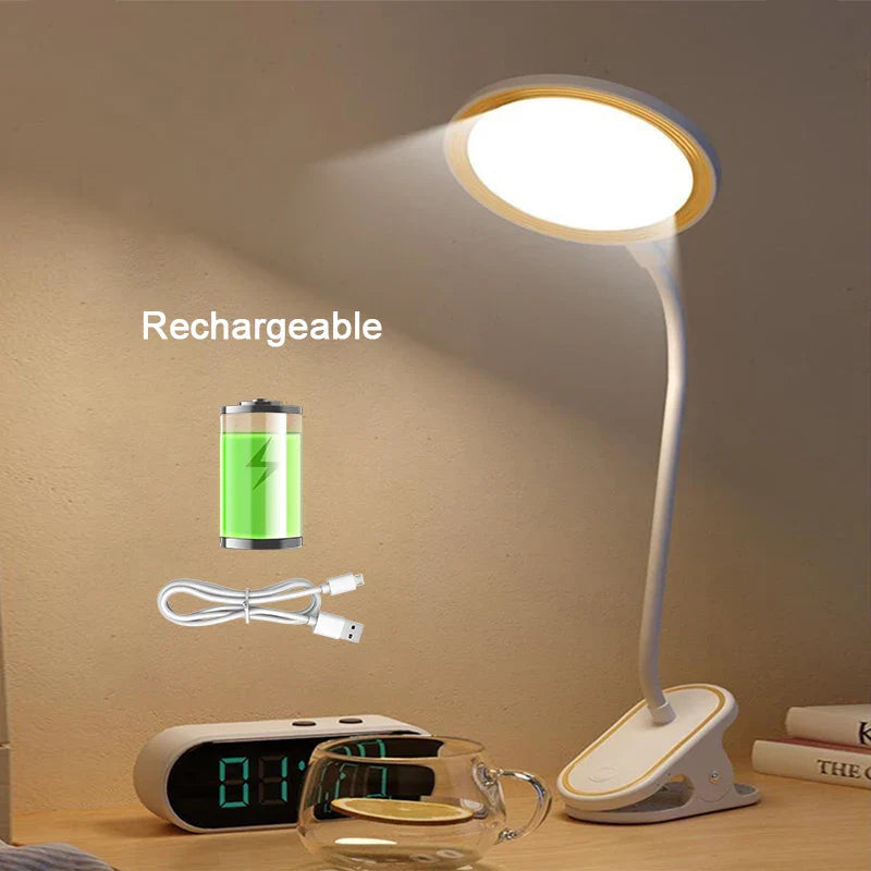 Lunivo LED Touch Table Lamp | With Battery & Natural Light | 4000K Color Temperature | Modern Design Made of Plastic