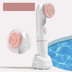 Skinvora 2-in-1 Facial Cleansing Device Silicone | Deep Cleansing & Massage | Waterproof & Skin-Friendly | 15.8 × 4.7 × 2.7 cm