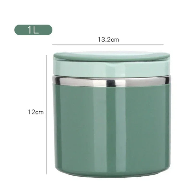 Thermo Lunchbox | Stainless Steel Insulated Container | 630 ml / 1000 ml | With Handle & Leak Proof