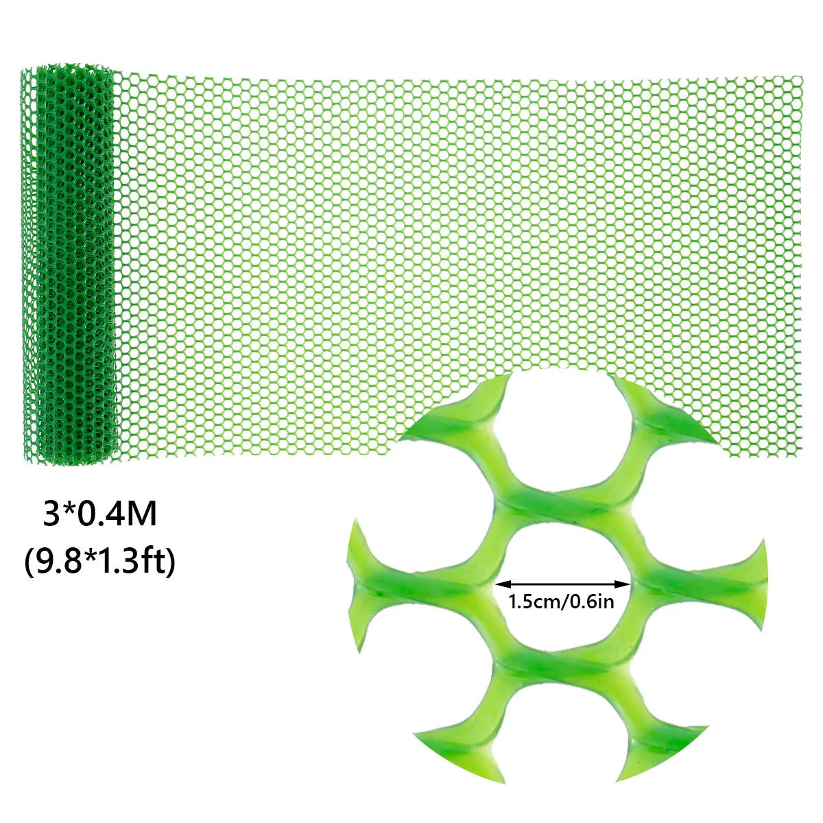 FlexGuard Mesh | Plastic fence net for garden & tree trunk protection | 300 × 40 cm / 600 × 40 cm | Weatherproof & customizable