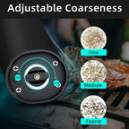 Electric automatic pepper and salt mill with LED light and adjustable grind - Perfect for the kitchen or the restaurant