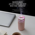 250ML Portable Car Humidifier - USB LED Essential Oil Diffuser