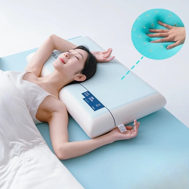 Cooling Gel Memory Foam Neck Support Pillow