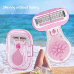 Compact Pink Lady Protective Razor Set