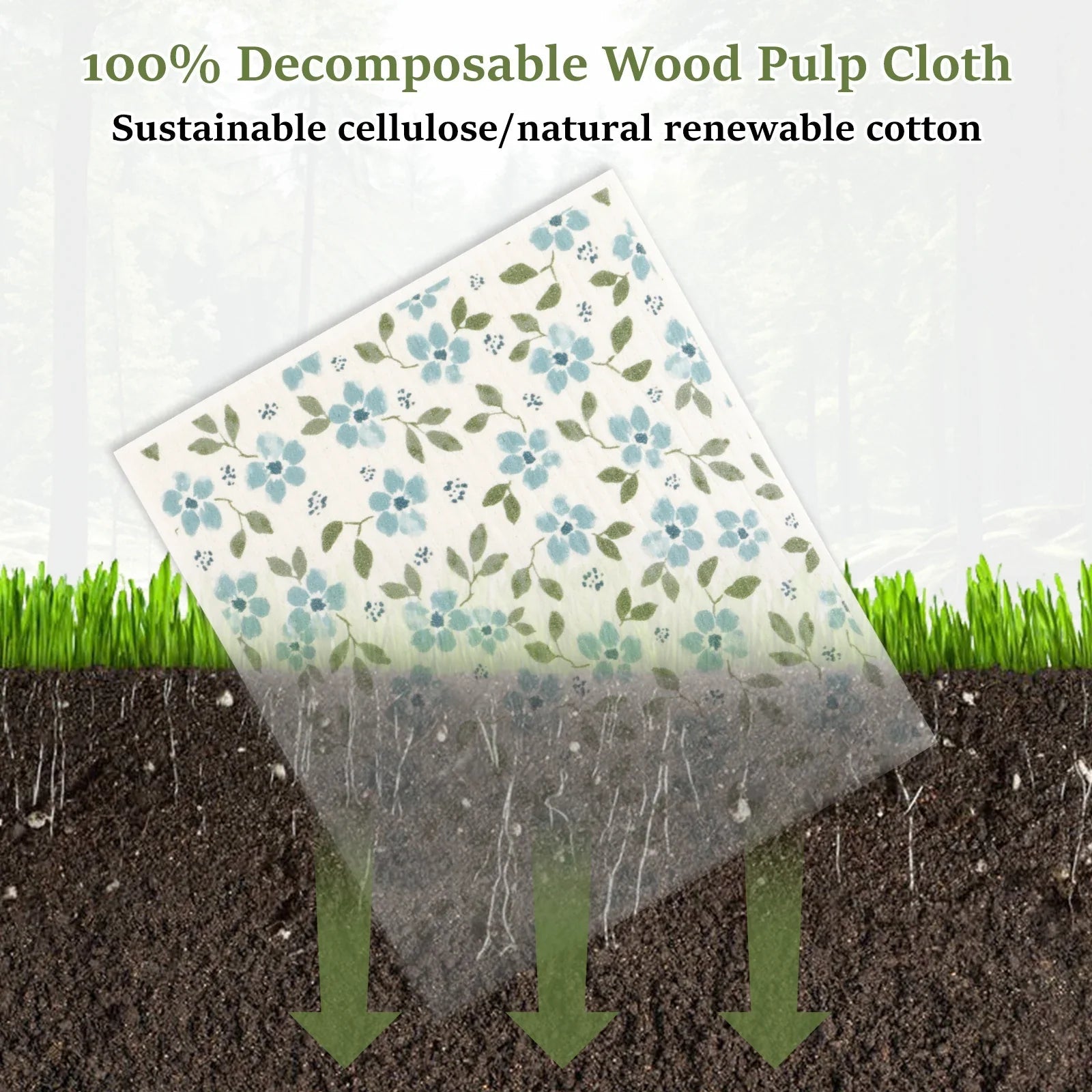 Quick Absorbing Reusable Cleaning Cloth