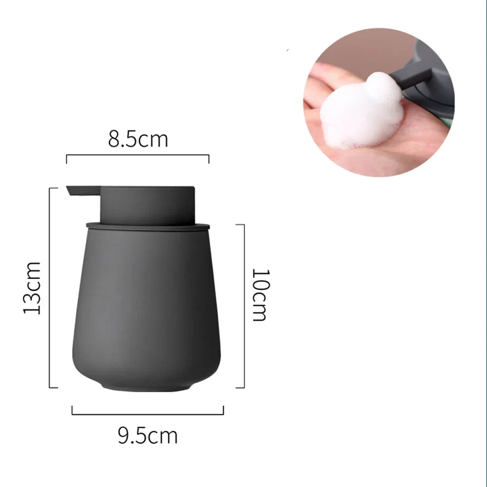 CeramiLux 300 ml Luxury Soap Dispenser made of Ceramic – for Soap, Shampoo, Conditioner or Lotion