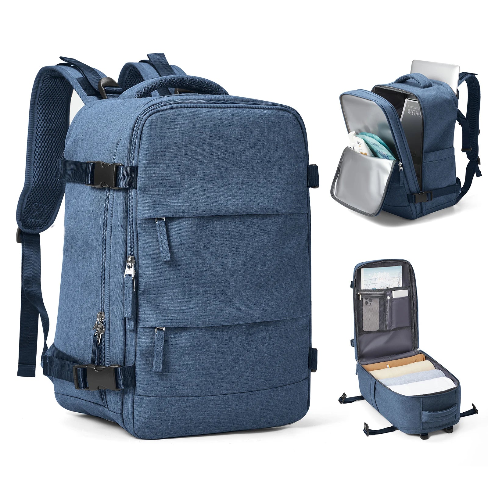 Trekvora Travel Backpack | Waterproof & Versatile | Laptop Compartment 15.6" | Wet-Dry Separation