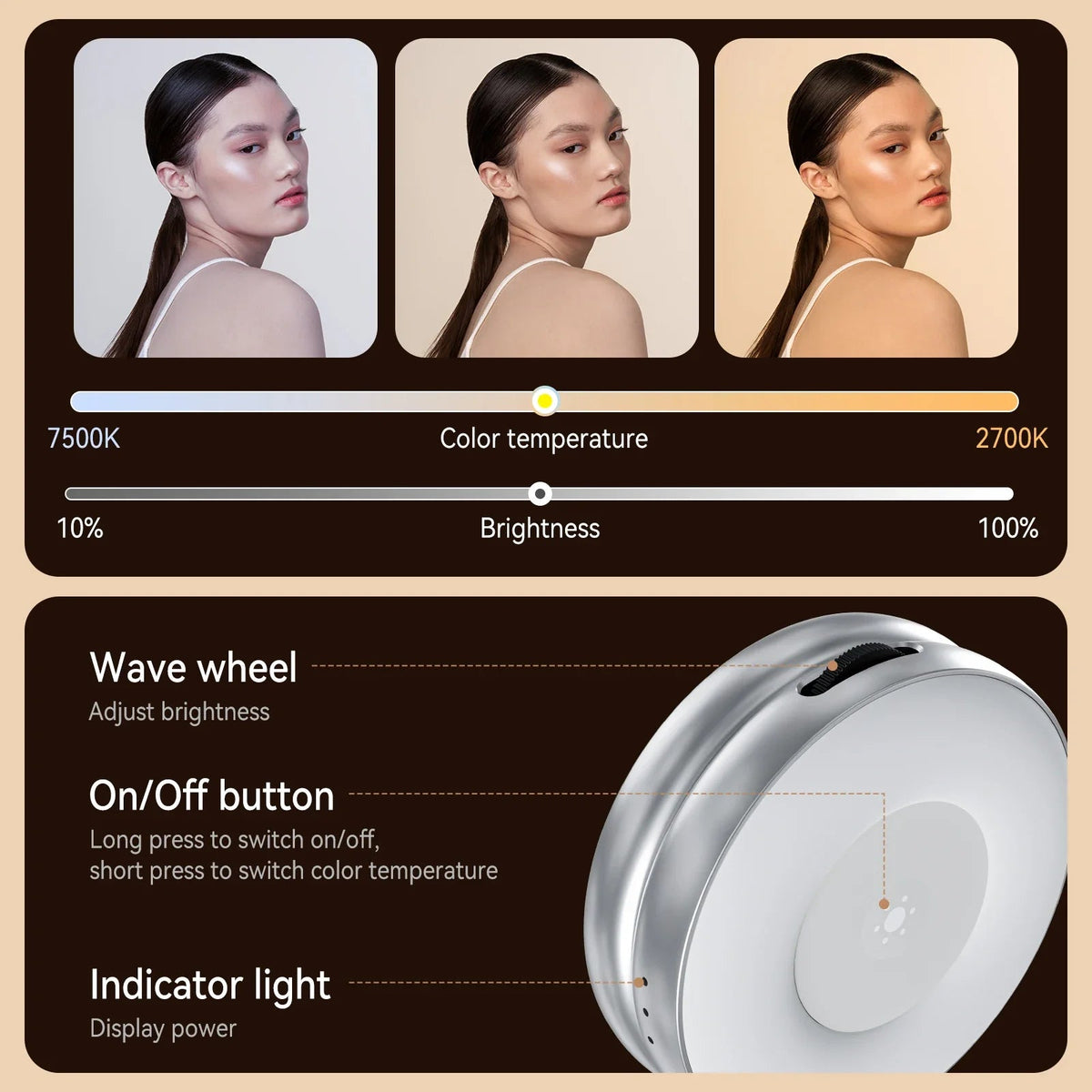 Magsafe Adjustable Selfie Fill Light