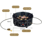 FlammaTrek | Compact Outdoor Gas Cooker | Durable Stainless Steel Construction | Foldable