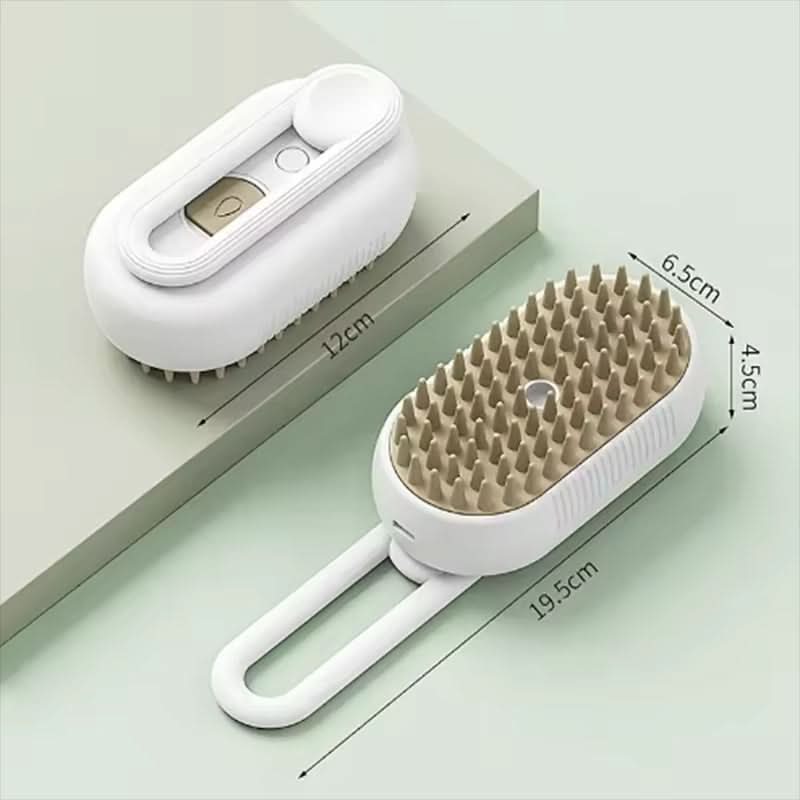 Steam comb for silky fur in dogs & cats