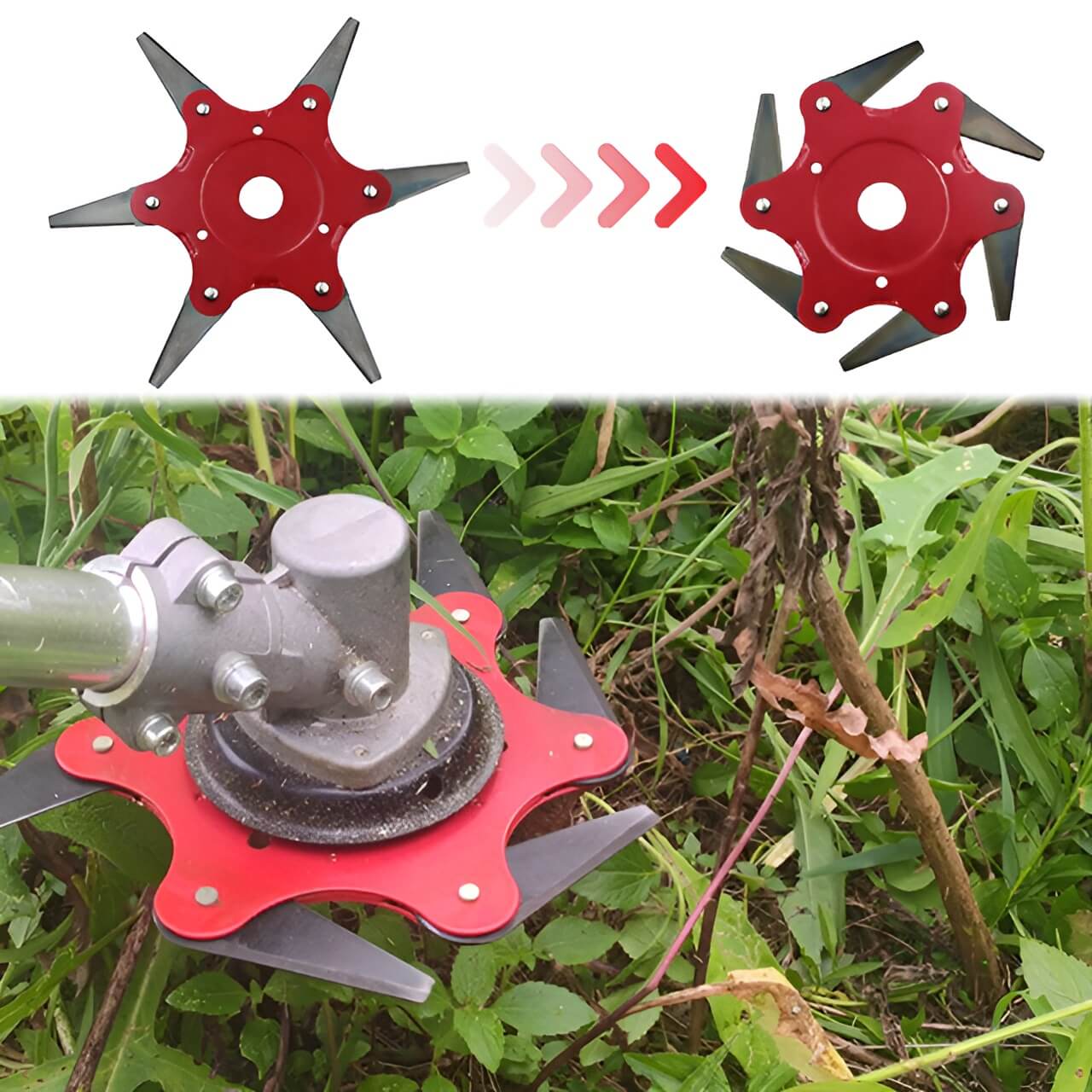 Universal 6 Steel Razor Blade Trimmer Head