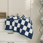 COLOURFUL CHECKERBOARD THROW