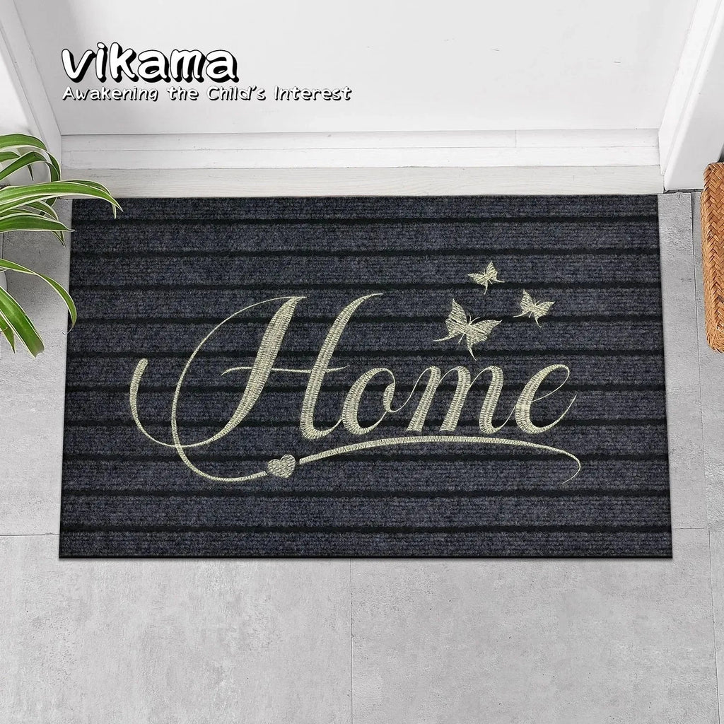 Minimalist Non-Slip Alphabet Doormat