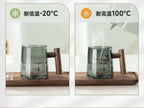 Ultramodern Glass Tea Cup with Filter and Lid