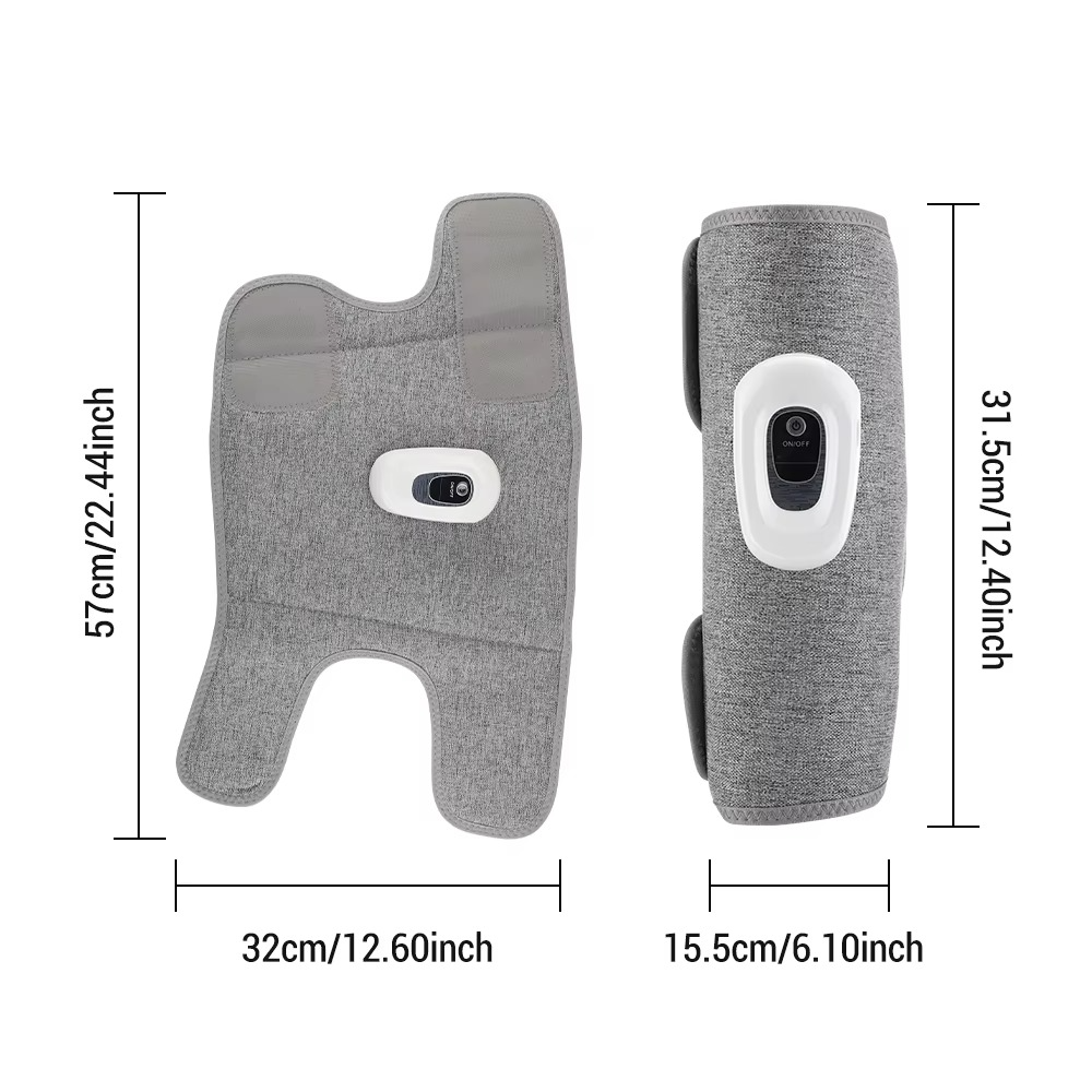 Wireless Rechargeable Electric Leg Massager with Air Compression for Calf Relaxation and Muscle Recovery