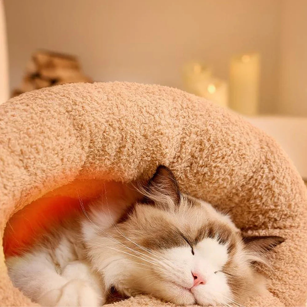 3-Layer Pet Sleeping Bag for Cats & Small Dogs