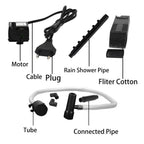 AquaThero Water Filter Pump for Aquariums | Submersible Pump with Filter & Oxygen Supply | For Fresh & Saltwater | EU Plug