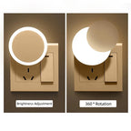 Nuvilux LED night light with twilight sensor | plug light EU/US | 0.3W | For children's room, hallway, bathroom & bedroom