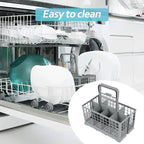 DishEase Cutlery Basket | Foldable & Universal | Sturdy & Heat Resistant | For Dishwasher