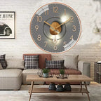 SilentTime - Digital Wall Clock in Classic Style - 8 Inch
