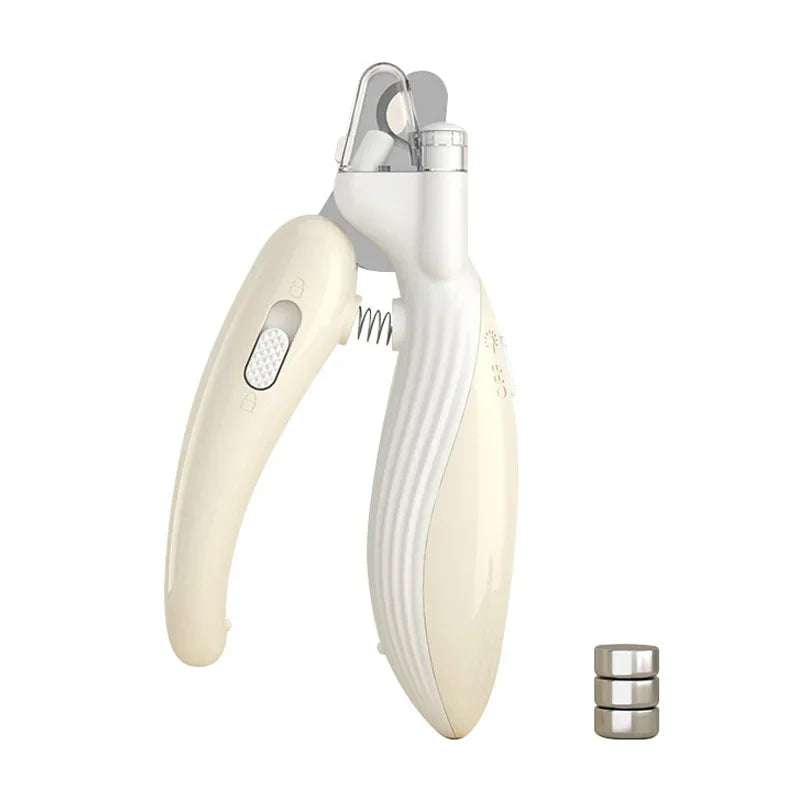 LumiPaw Pro | Professional Nail Clipper with LED Light | Safe Cut for Dogs, Cats & Small Animals | Stainless Steel Blades & Non-Slip Handle