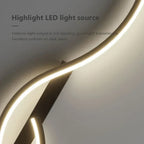 LED Lounge Wall Lights – Dimmable Silicone Wall Lamp for Bedroom, Living Room, and Corridor, Modern Home Lighting Solution